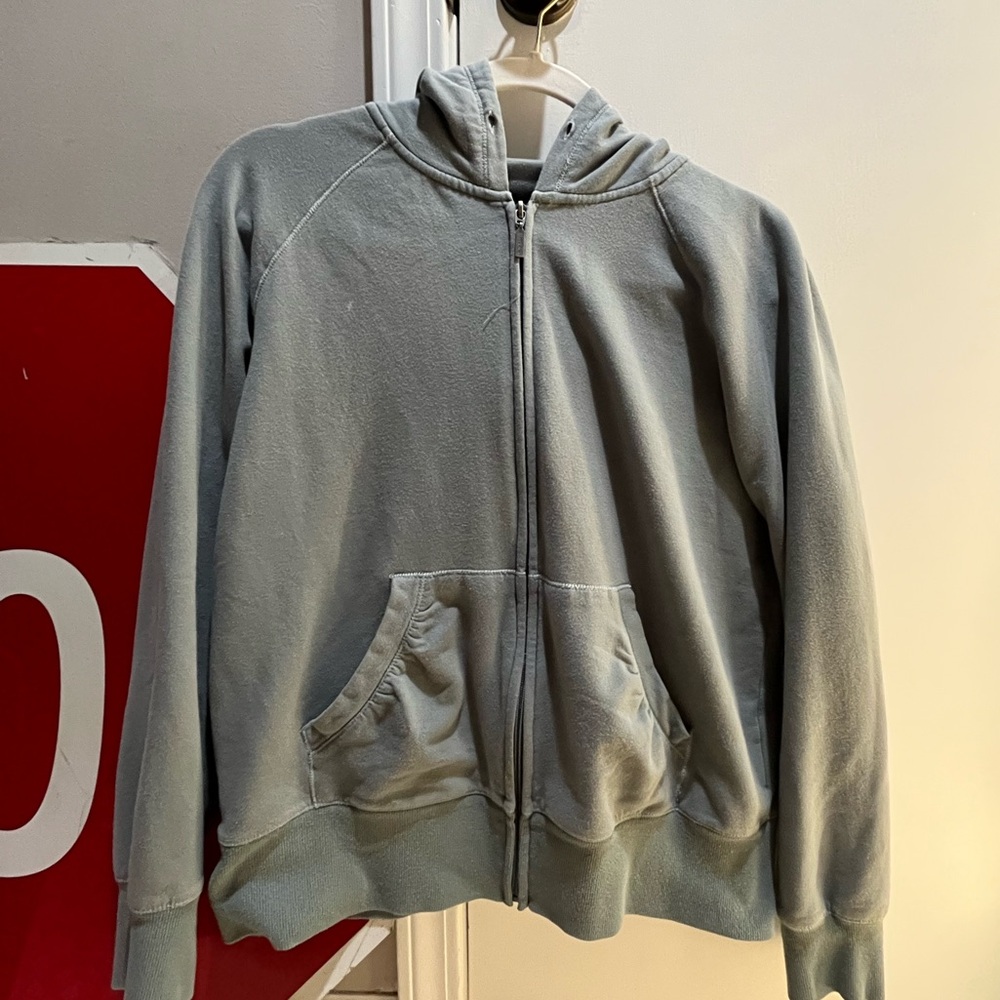 Sage green zip up